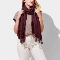 Katie Loxton Blanket Scarf in Plum